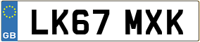 Truck License Plate